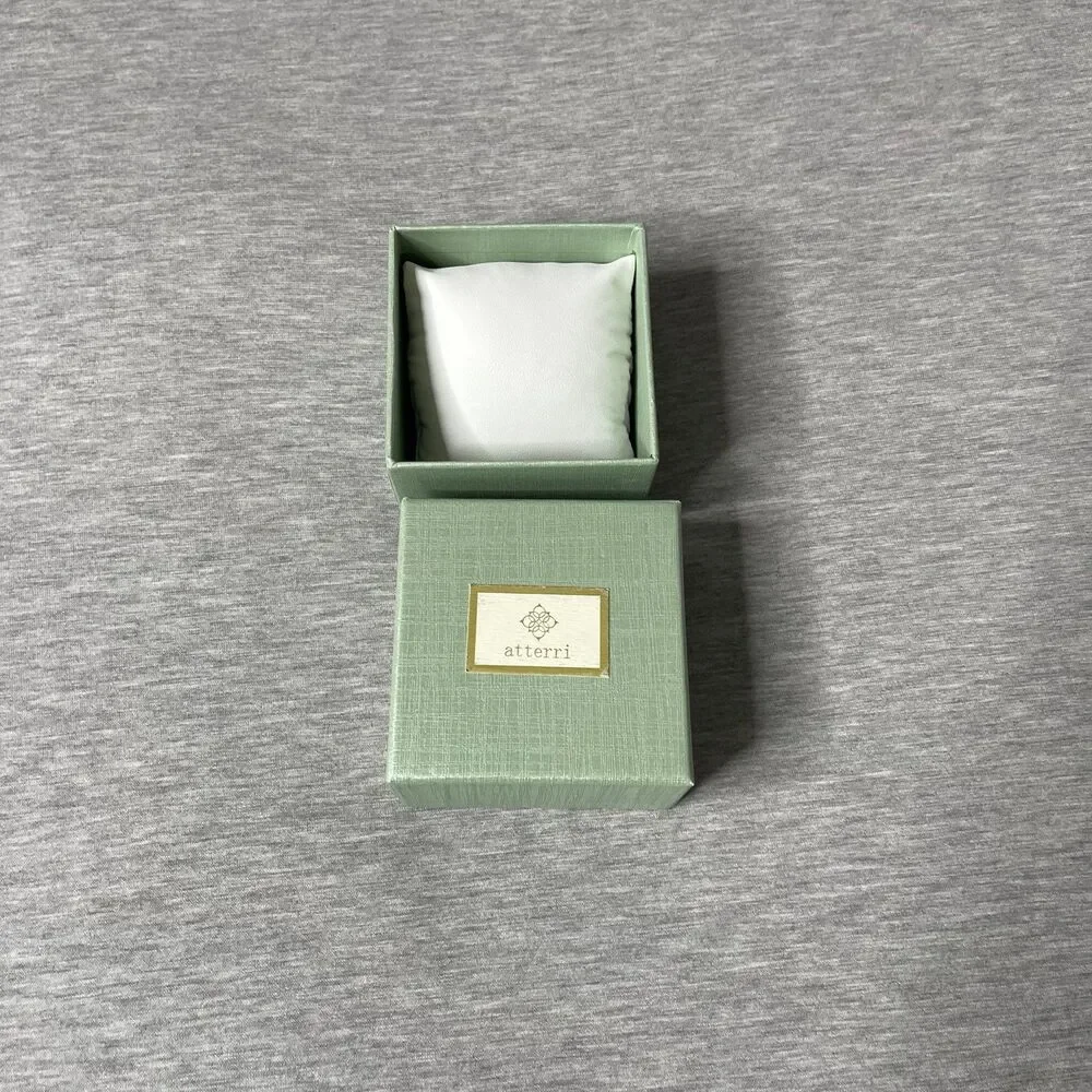Atterri 3”x3” Empty Jewelry Bracelet & Watch Gift Box